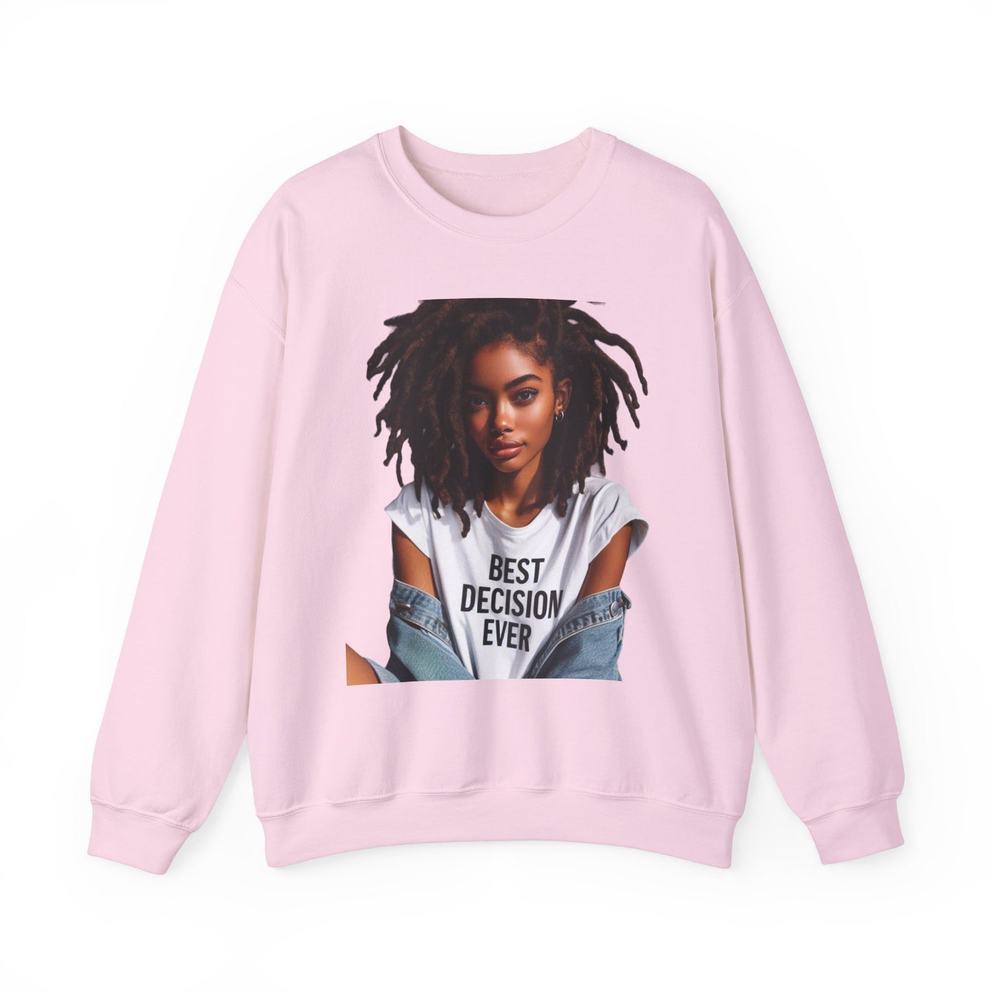Loc Best Decision Ever Unisex Heavy Blend™ Crewneck Sweatshirt