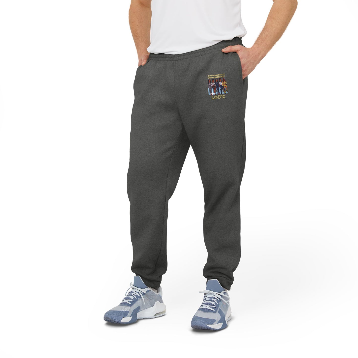 Loc'd Unapologetically adidas Unisex Fleece Joggers