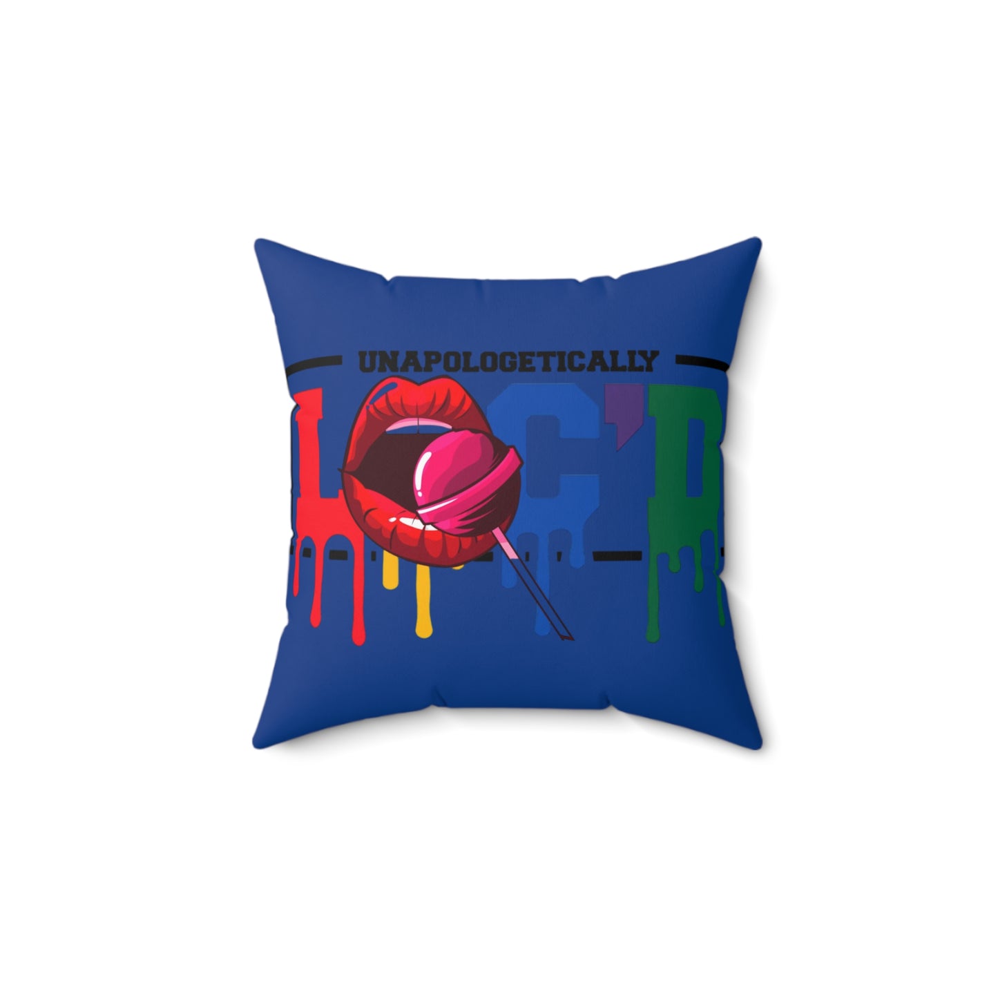 Loc'd Polyester Square Pillow