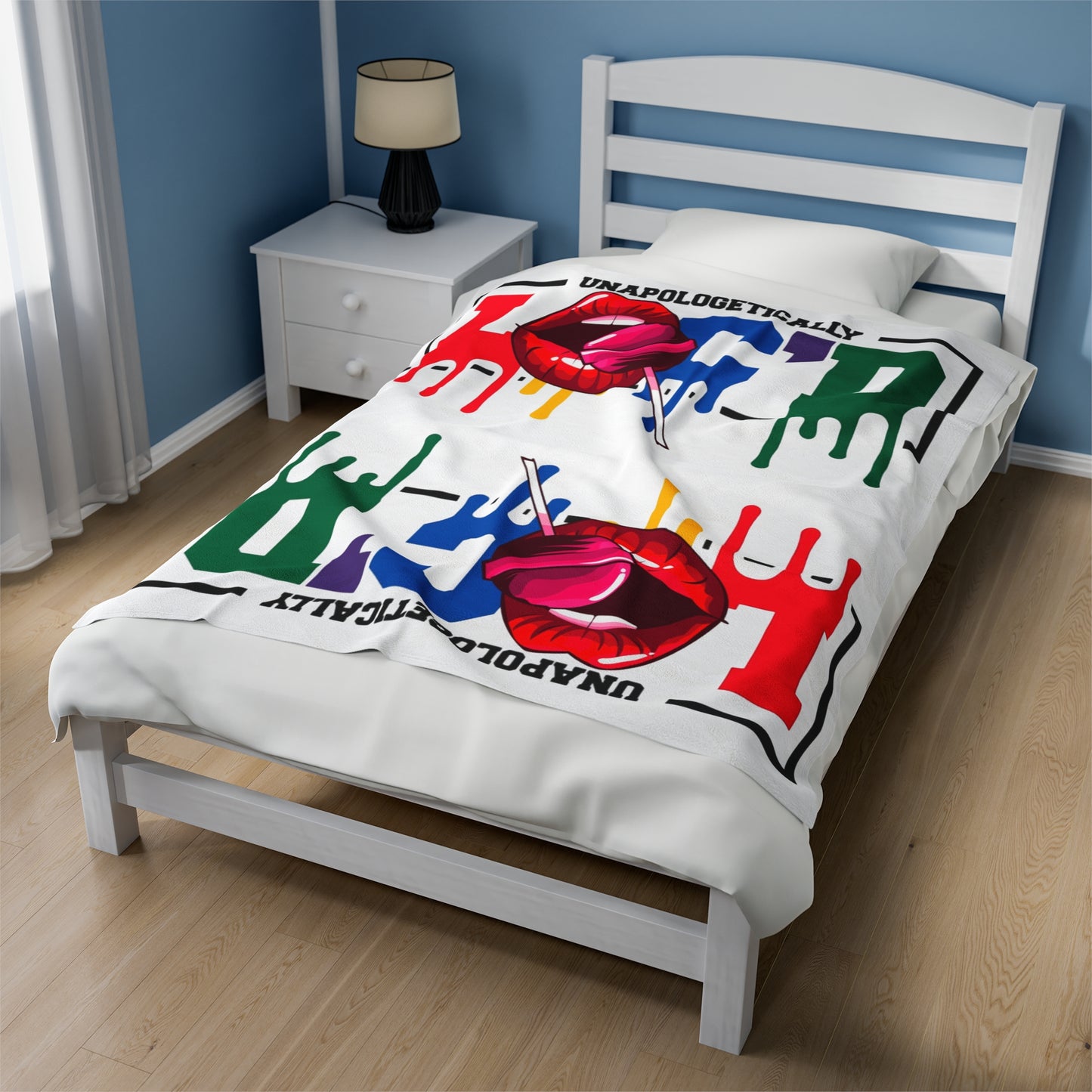 Loc'd Velveteen Plush Blanket