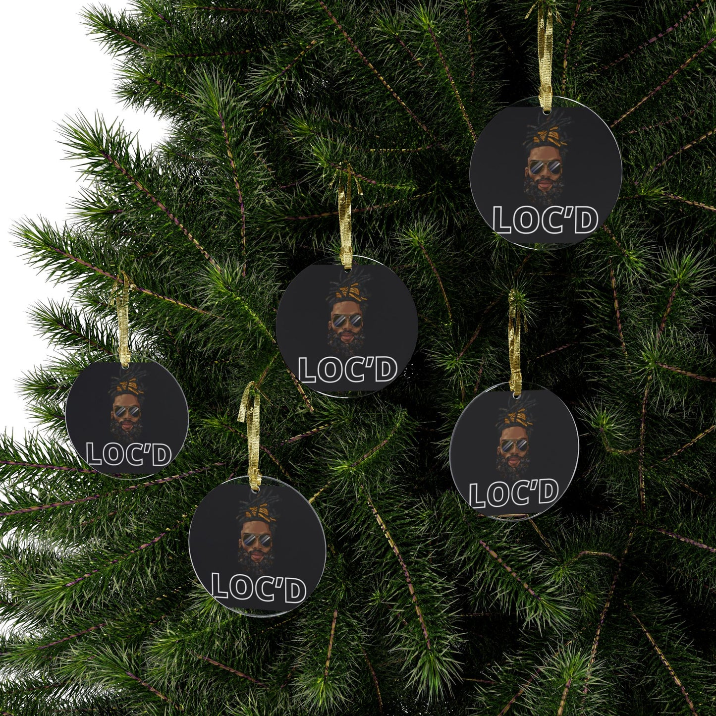 Loc’d Acrylic Ornaments