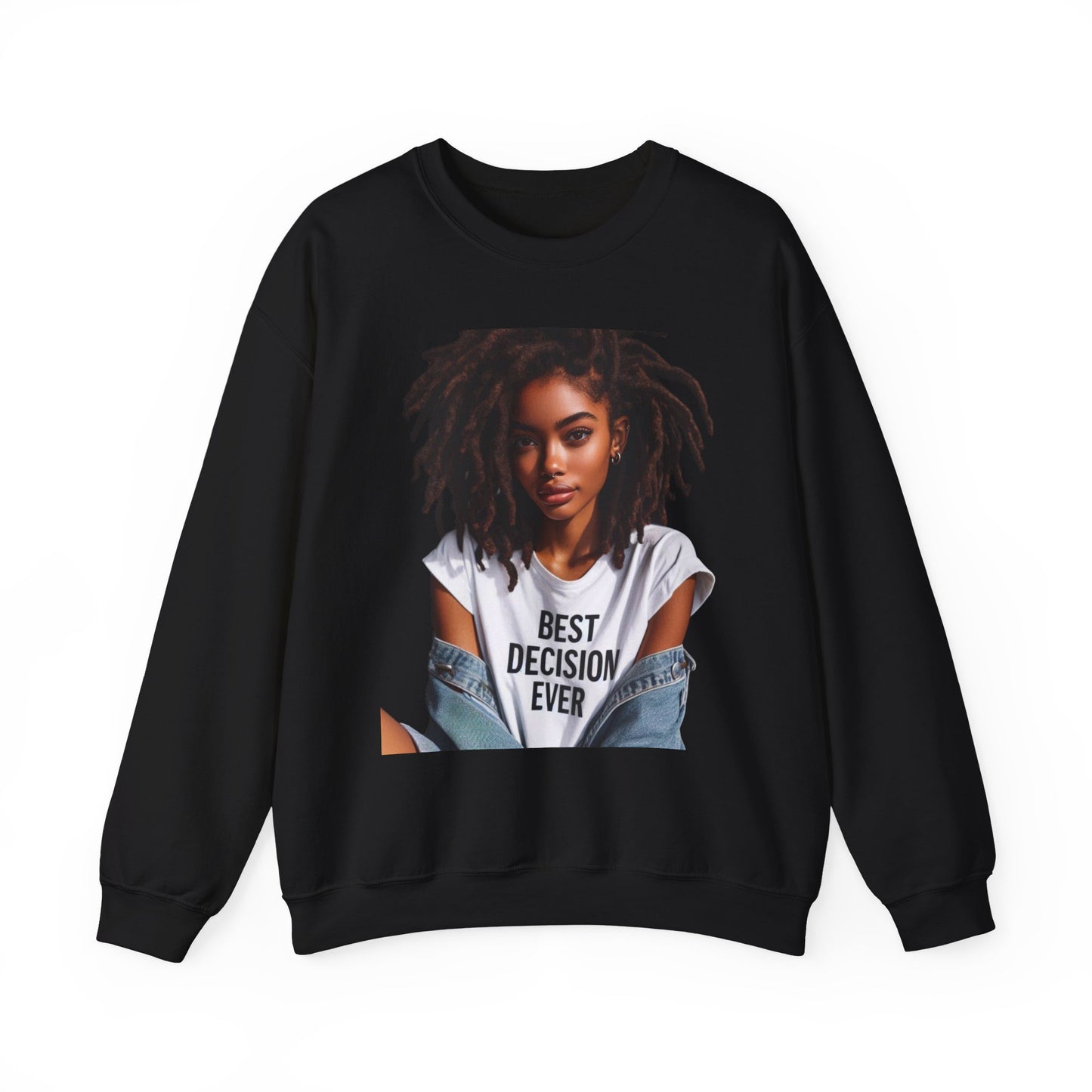 Loc Best Decision Ever Unisex Heavy Blend™ Crewneck Sweatshirt