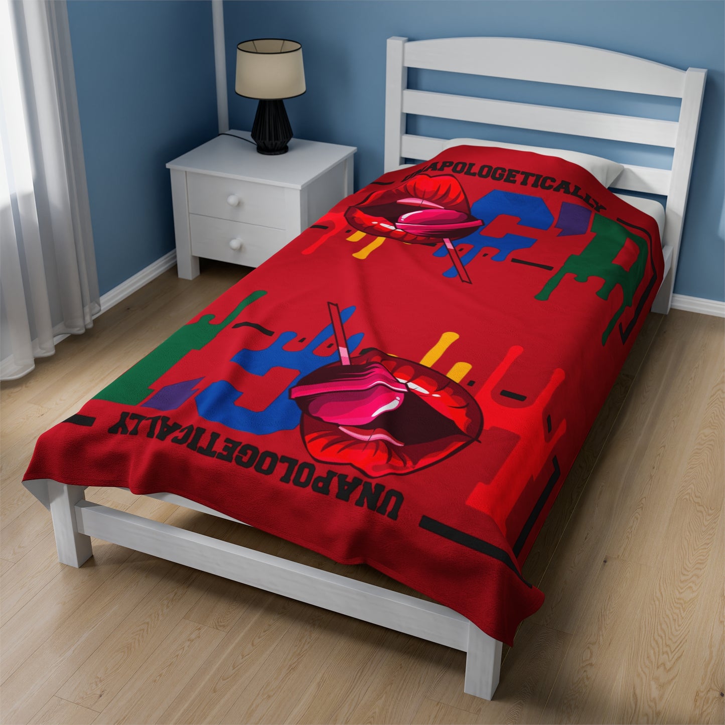 Loc'd Velveteen Plush Blanket