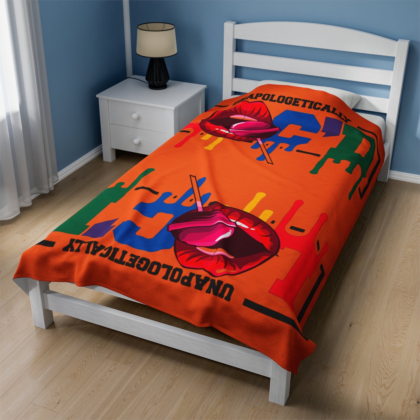 Loc'd Velveteen Plush Blanket