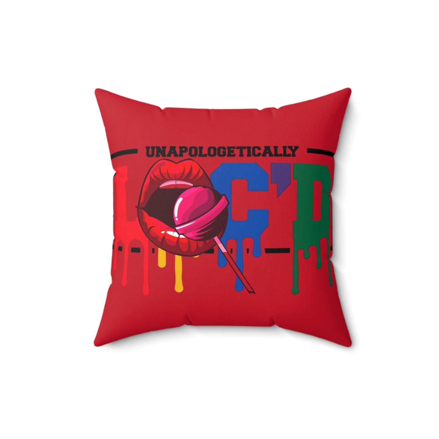 Loc'd Polyester Square Pillow