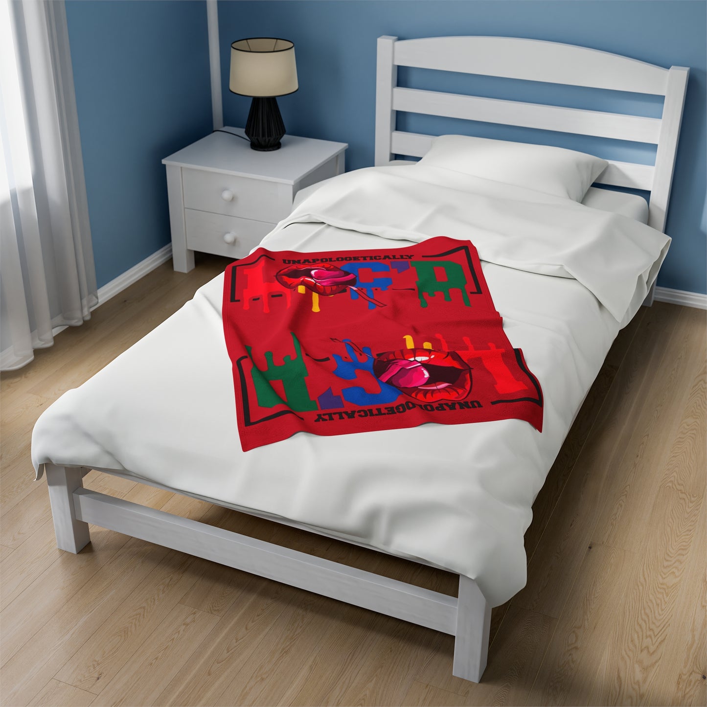 Loc'd Velveteen Plush Blanket