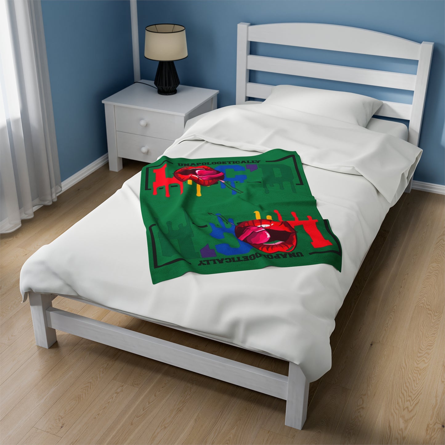 Loc'd Velveteen Plush Blanket