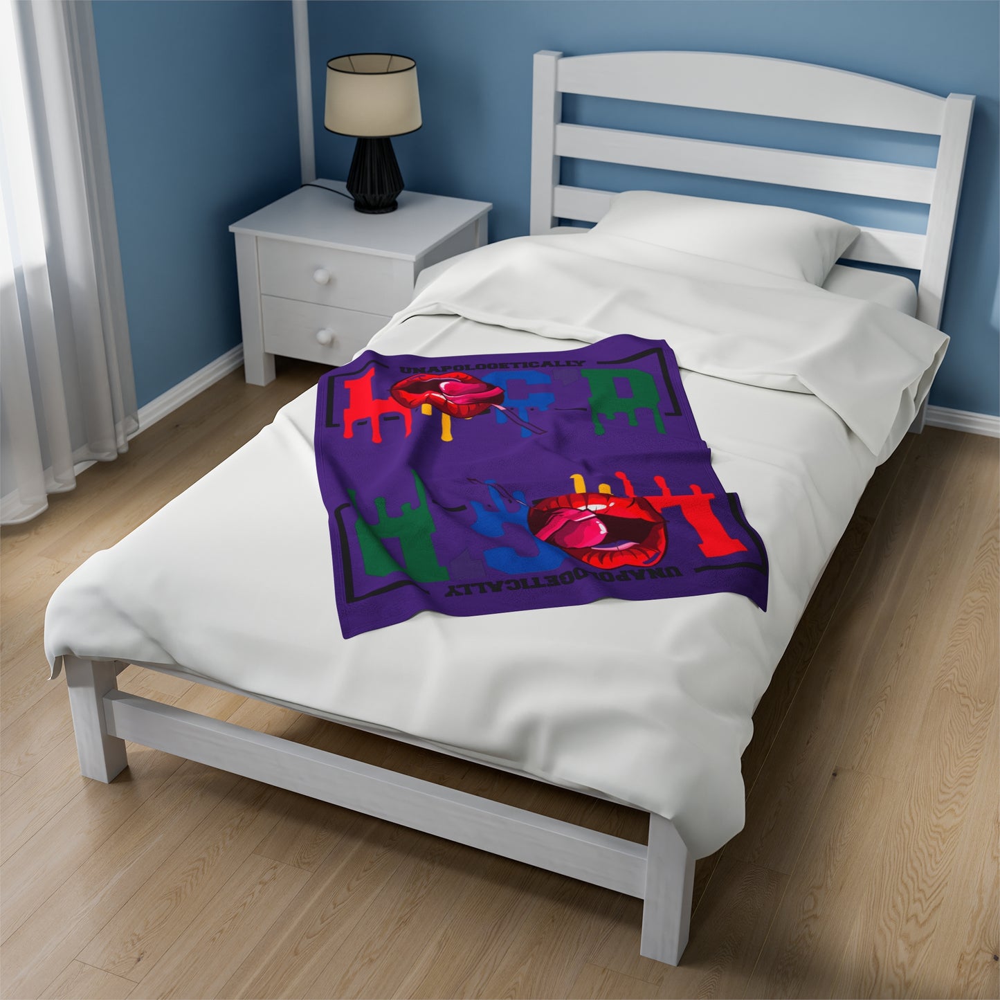 Loc'd Velveteen Plush Blanket