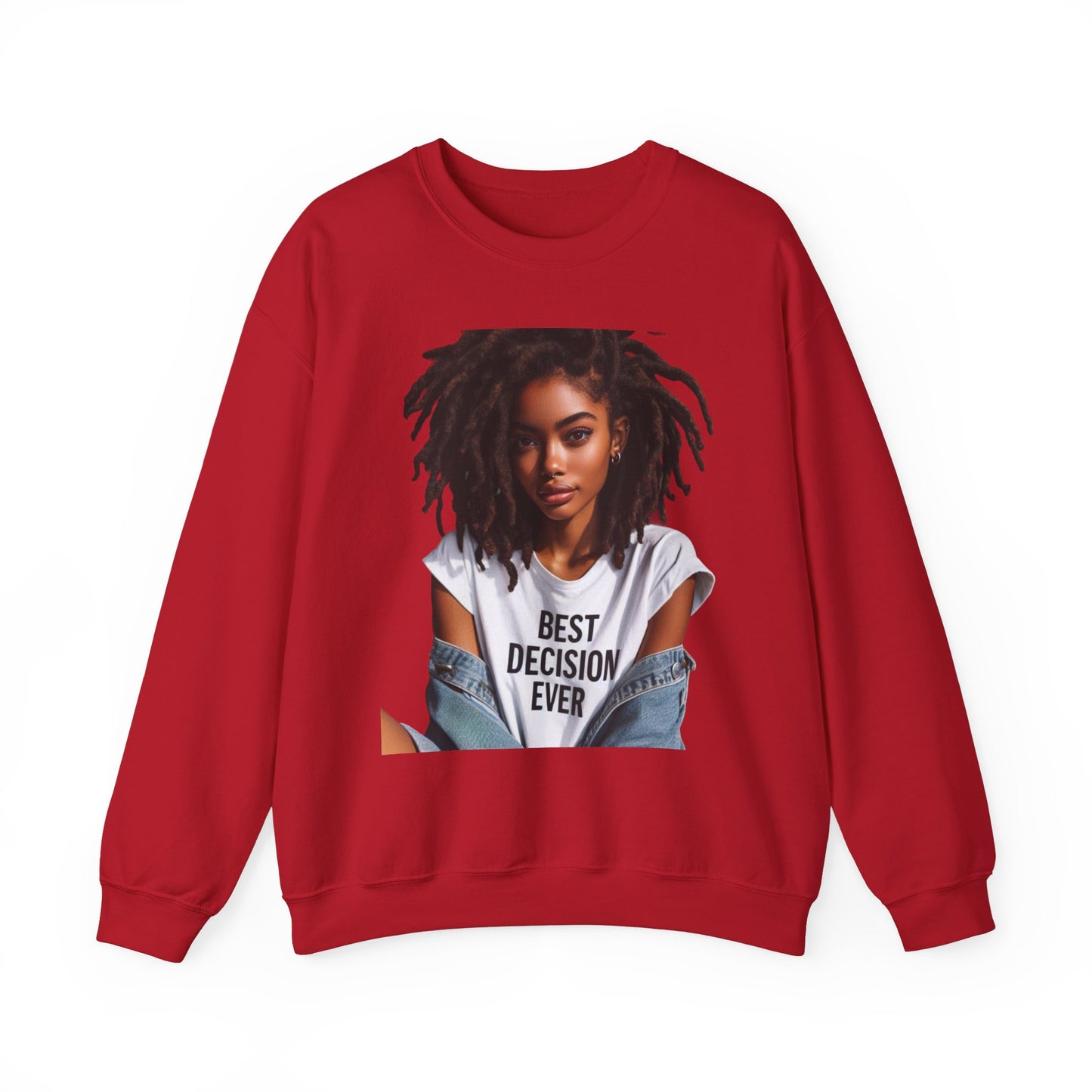 Loc Best Decision Ever Unisex Heavy Blend™ Crewneck Sweatshirt