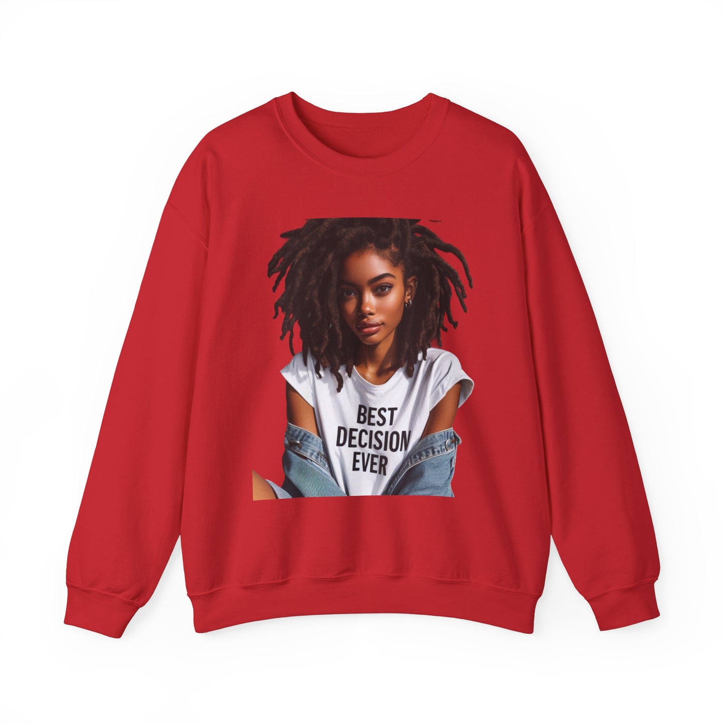 Loc Best Decision Ever Unisex Heavy Blend™ Crewneck Sweatshirt