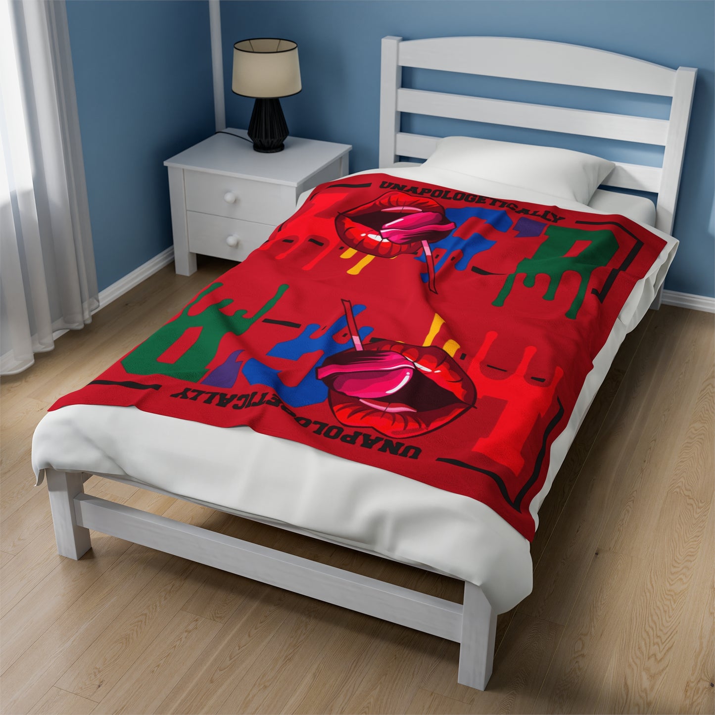 Loc'd Velveteen Plush Blanket