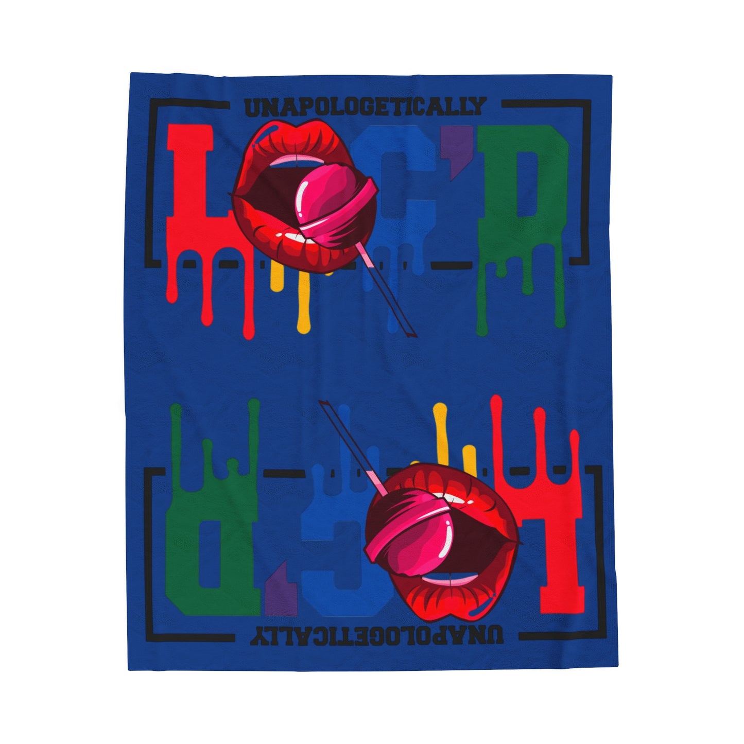 Loc'd Velveteen Plush Blanket