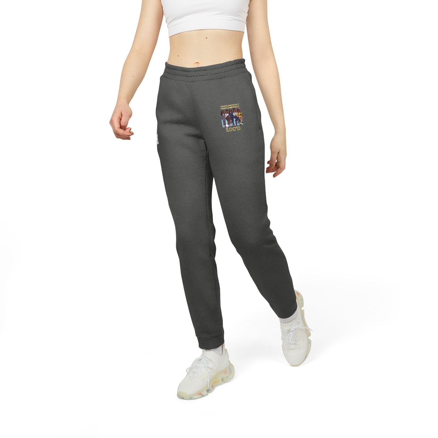 Loc'd Unapologetically adidas Unisex Fleece Joggers