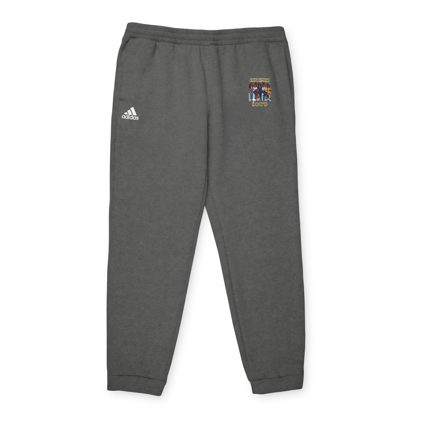 Loc'd Unapologetically adidas Unisex Fleece Joggers