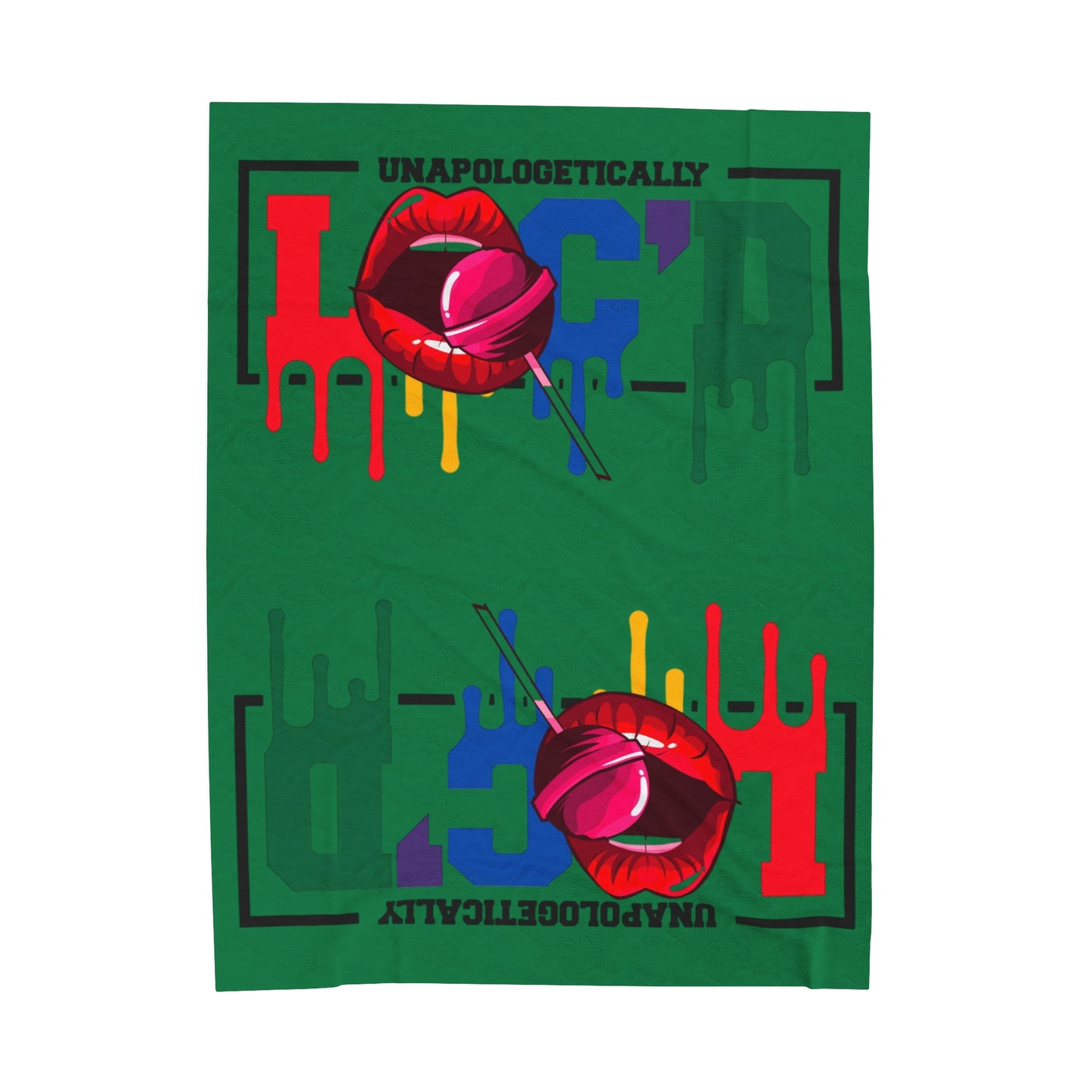 Loc'd Velveteen Plush Blanket