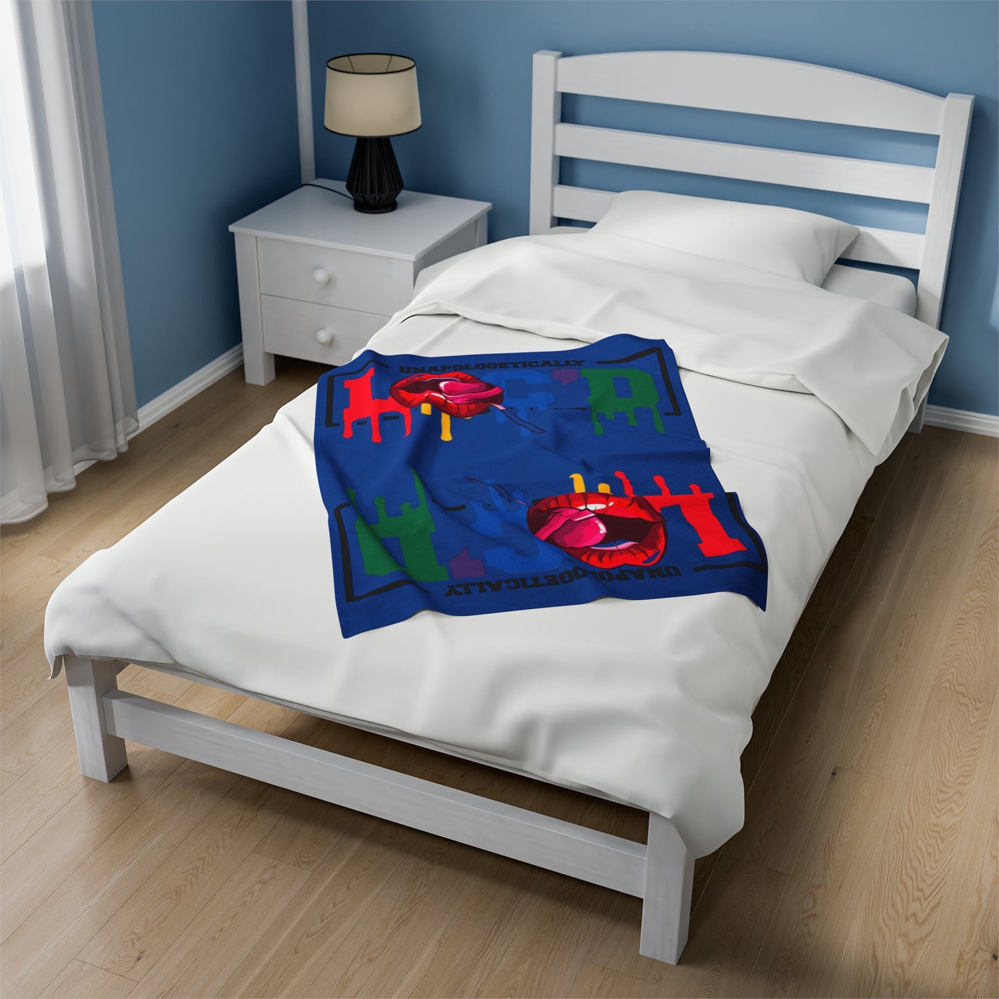 Loc'd Velveteen Plush Blanket