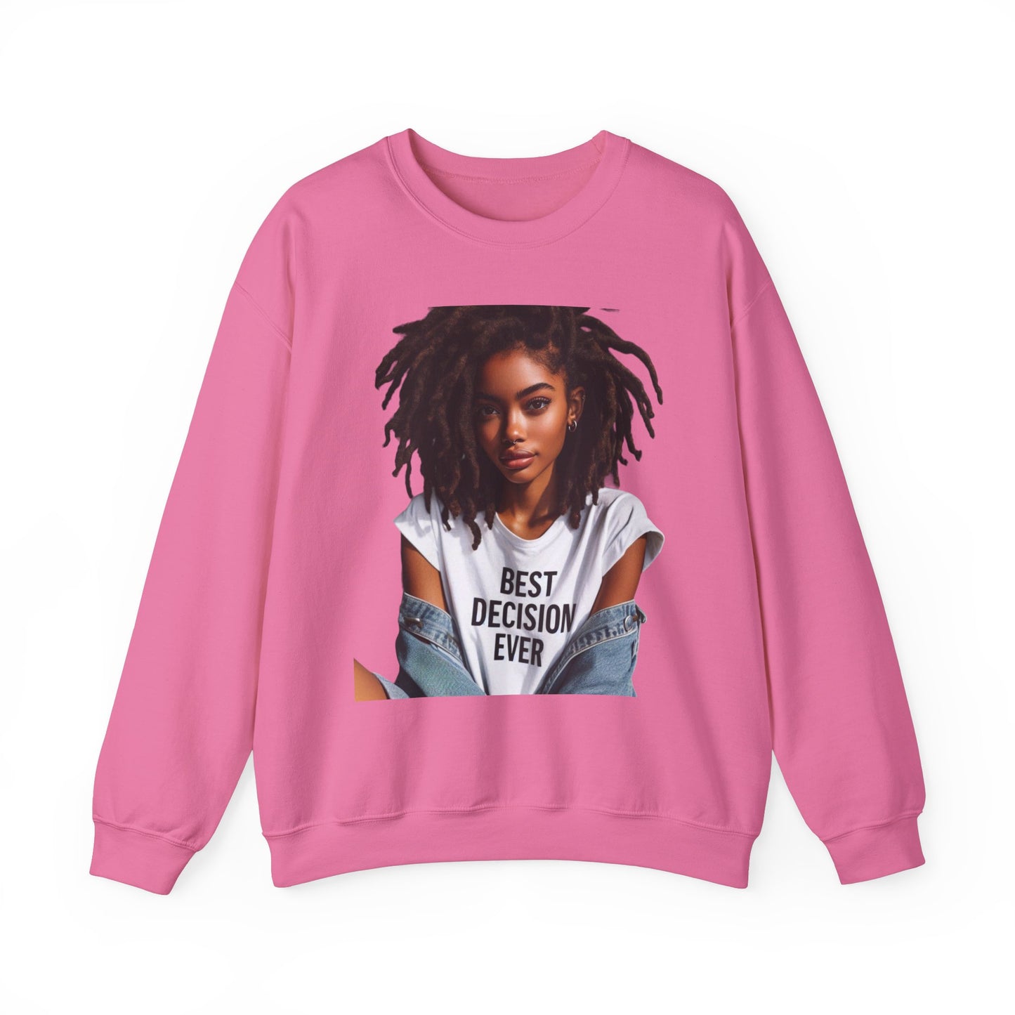 Loc Best Decision Ever Unisex Heavy Blend™ Crewneck Sweatshirt