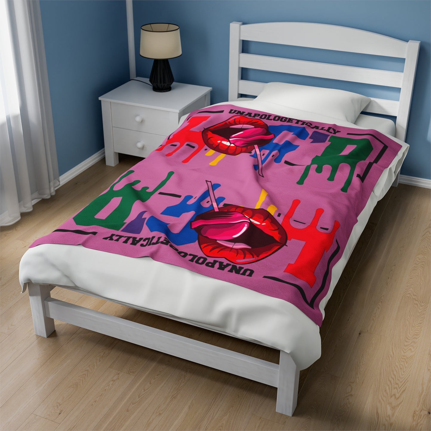 Loc'd Velveteen Plush Blanket