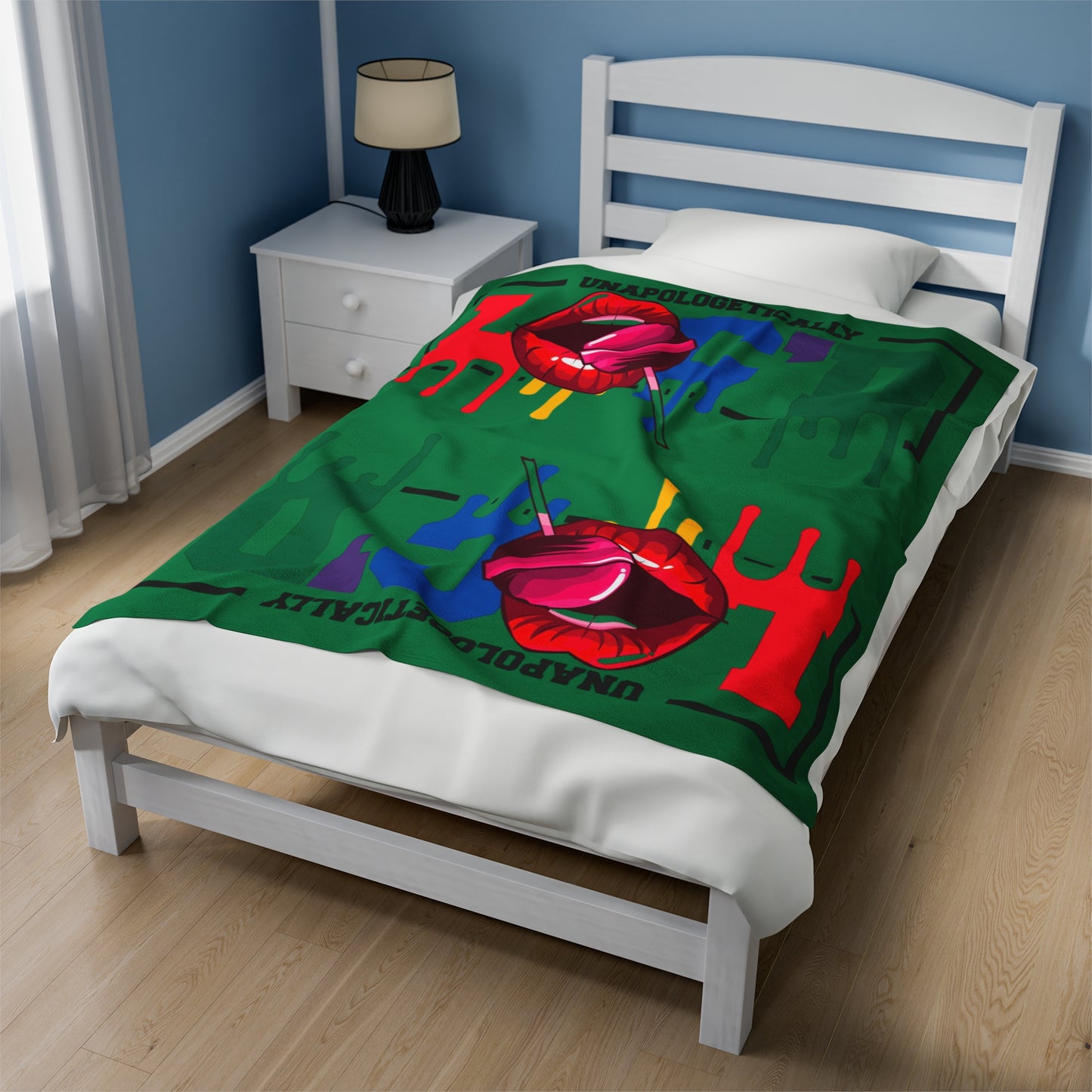 Loc'd Velveteen Plush Blanket