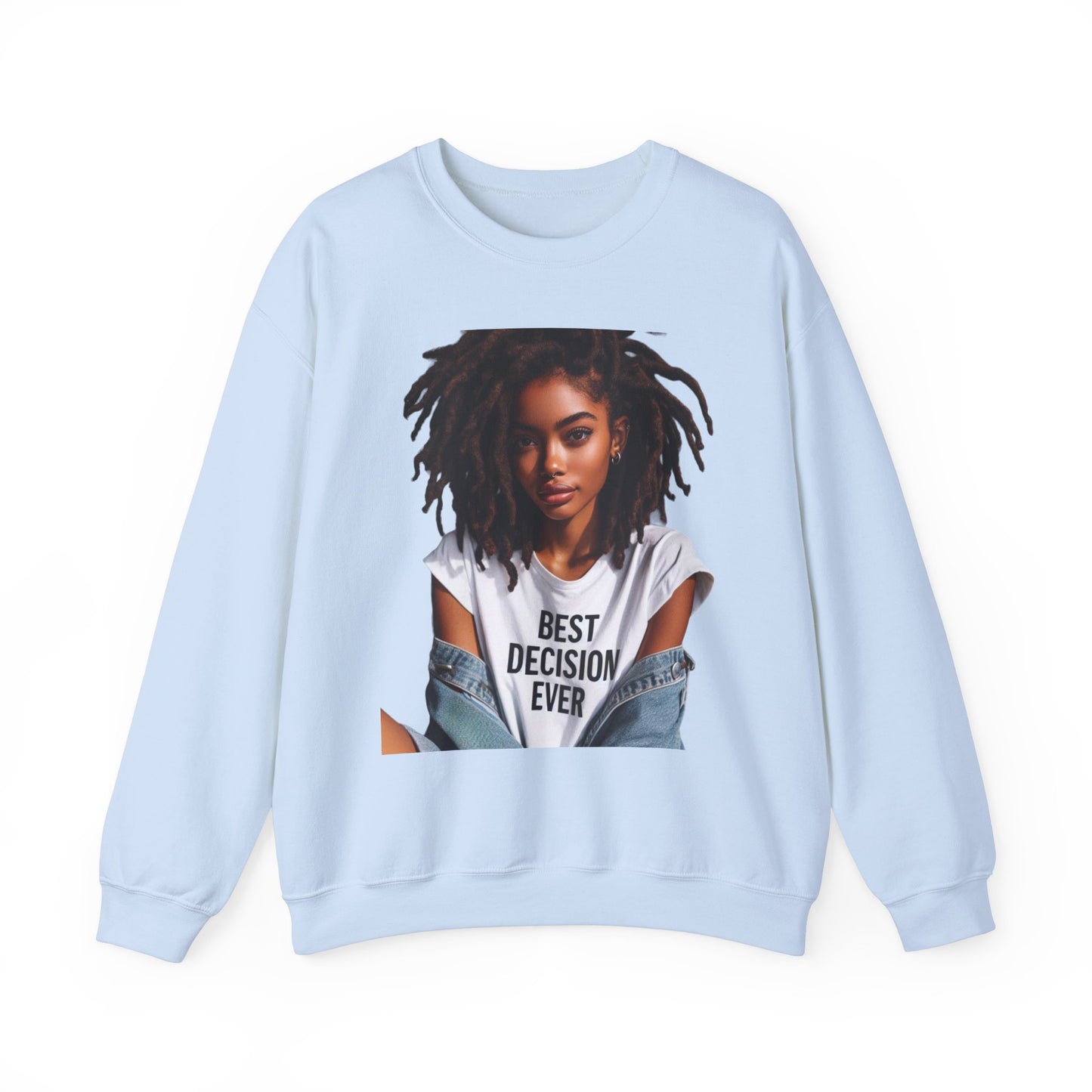 Loc Best Decision Ever Unisex Heavy Blend™ Crewneck Sweatshirt
