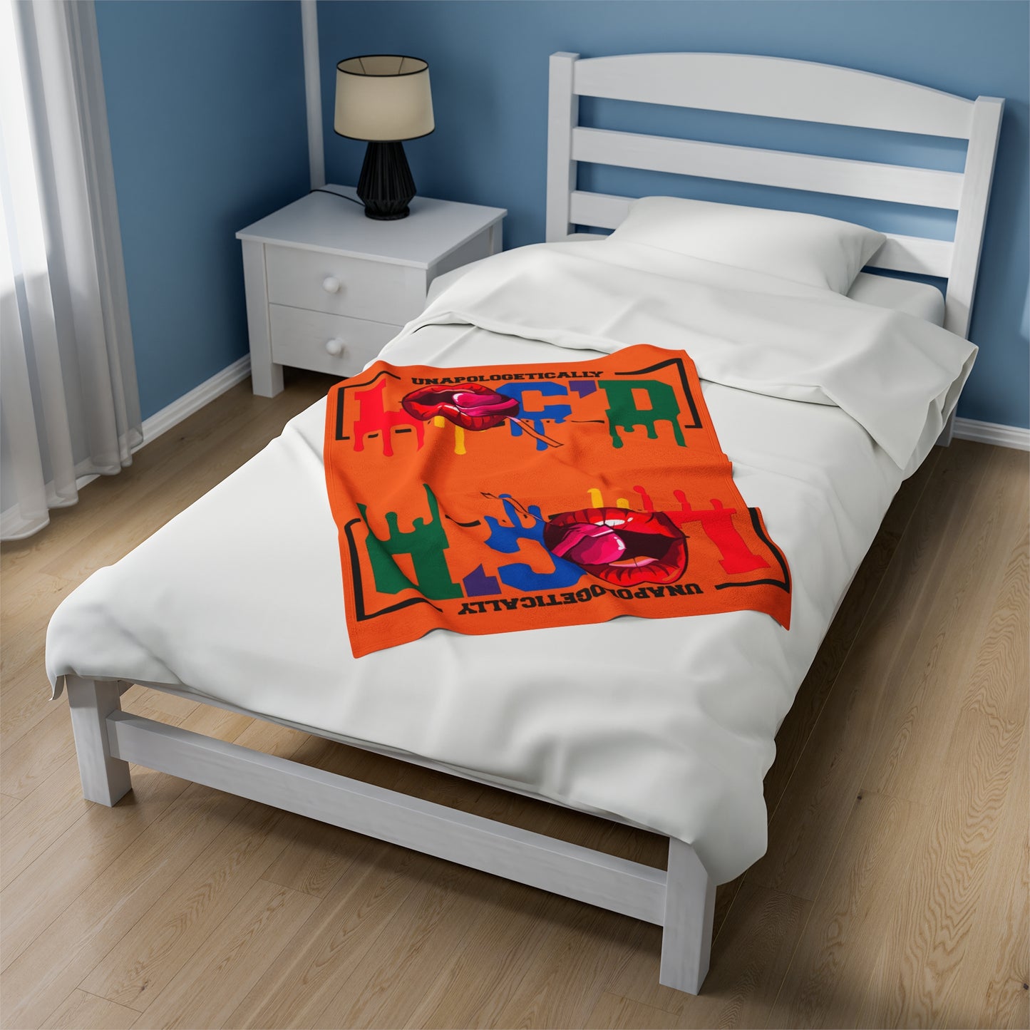 Loc'd Velveteen Plush Blanket