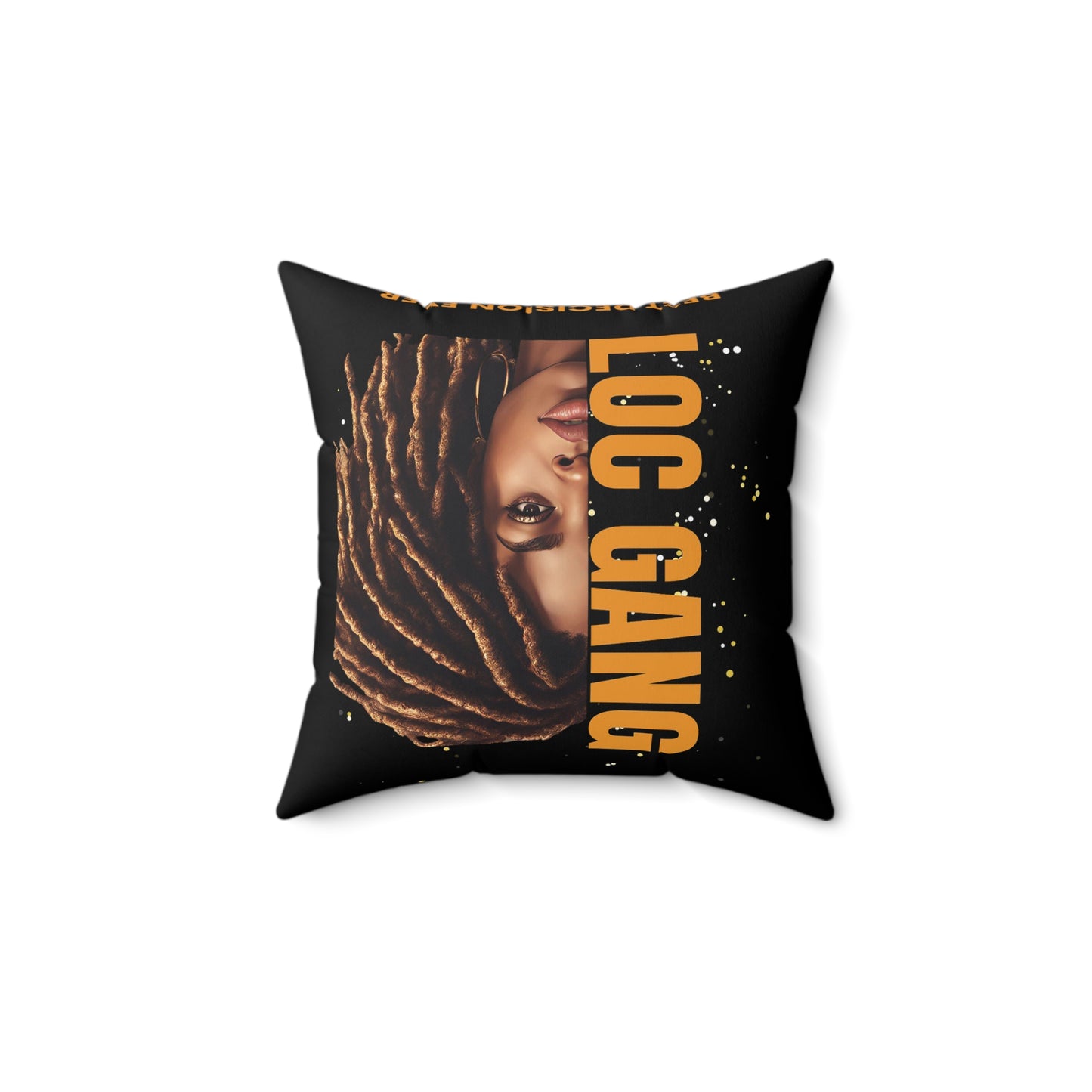 Loc Gang Spun Polyester Square Pillow