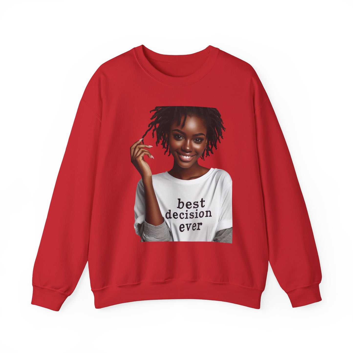 Loc Best Decision Ever Unisex Heavy Blend™ Crewneck Sweatshirt