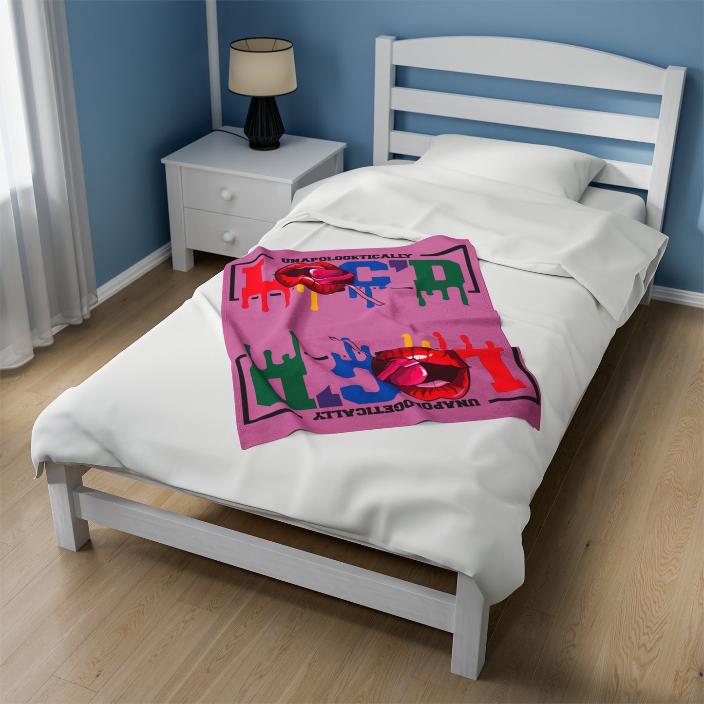 Loc'd Velveteen Plush Blanket