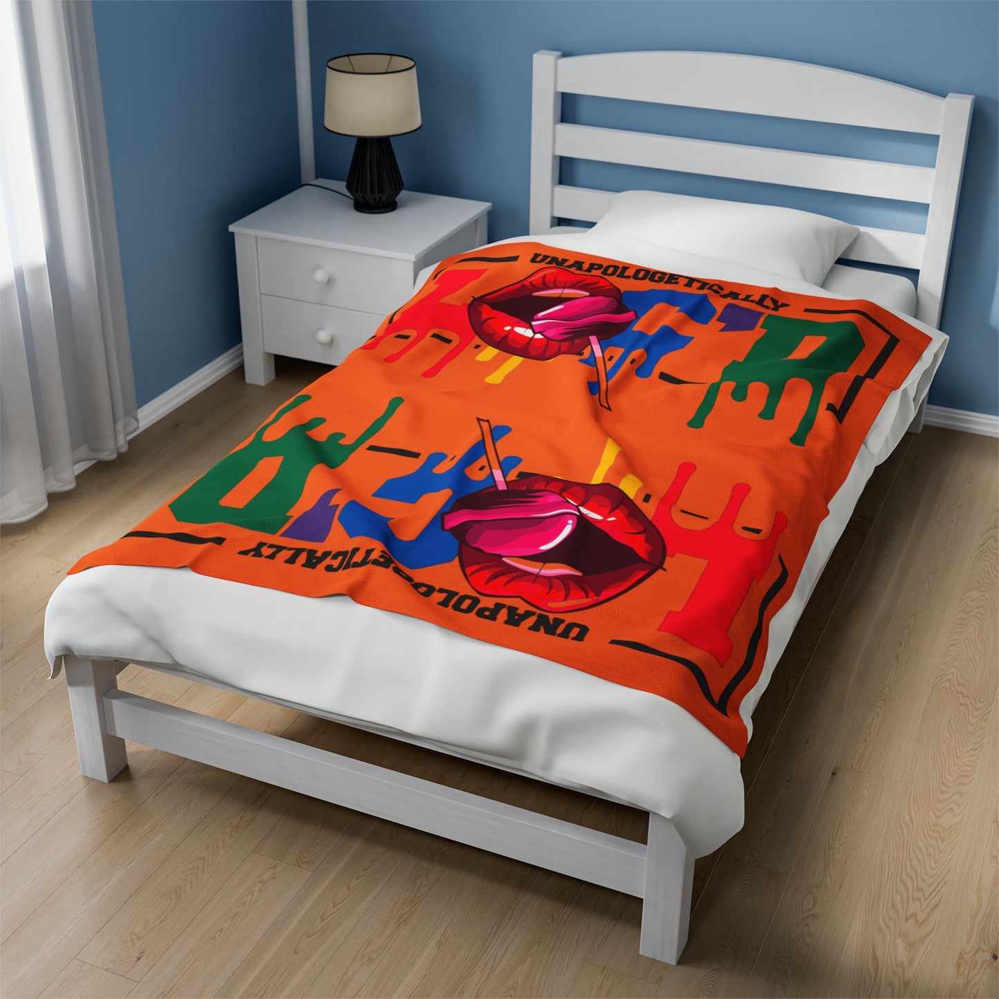 Loc'd Velveteen Plush Blanket