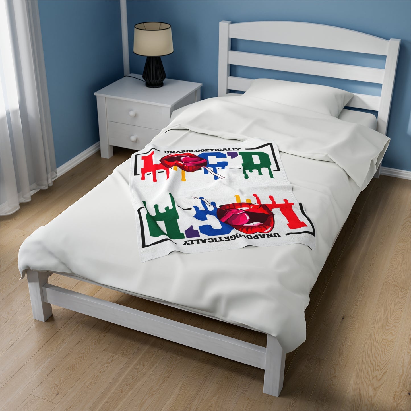 Loc'd Velveteen Plush Blanket