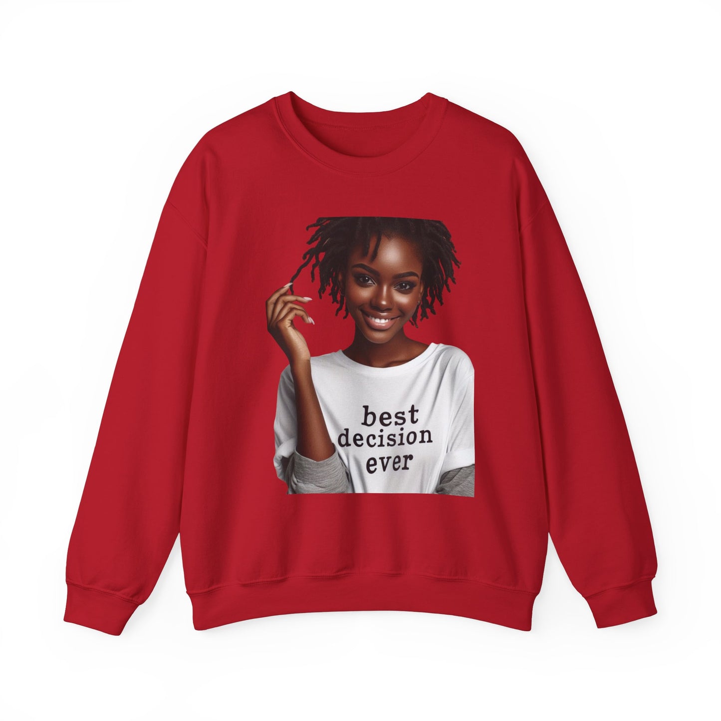 Loc Best Decision Ever Unisex Heavy Blend™ Crewneck Sweatshirt