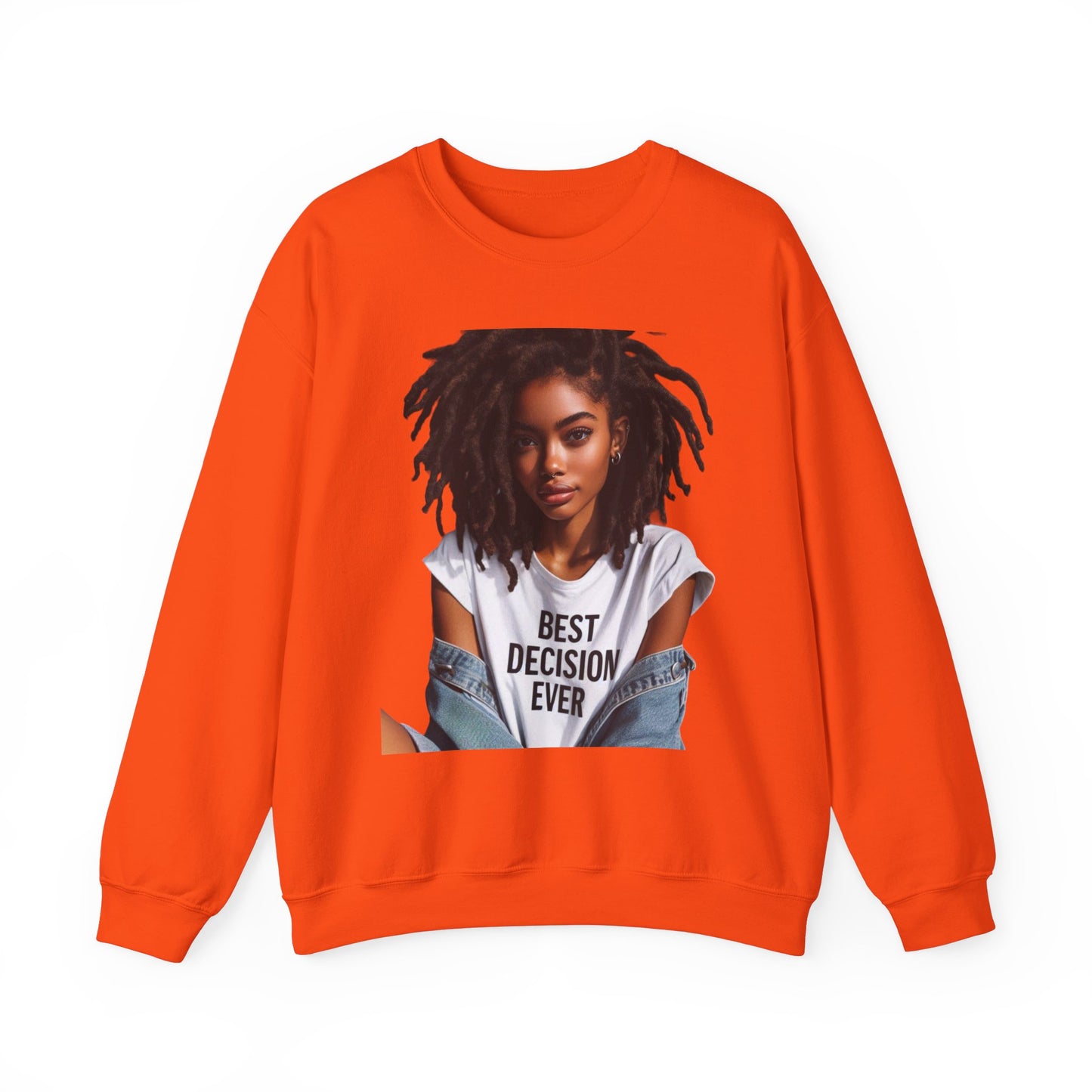 Loc Best Decision Ever Unisex Heavy Blend™ Crewneck Sweatshirt