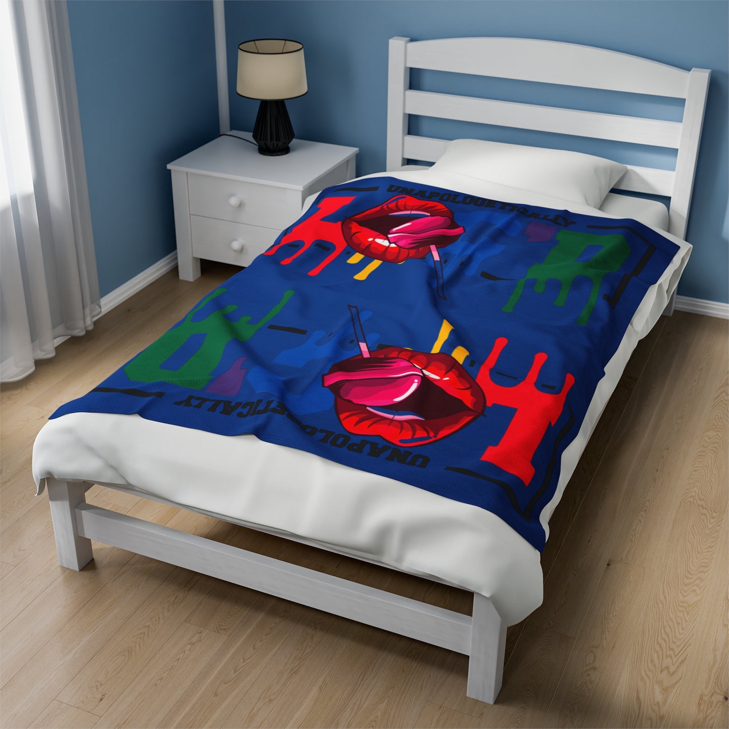 Loc'd Velveteen Plush Blanket