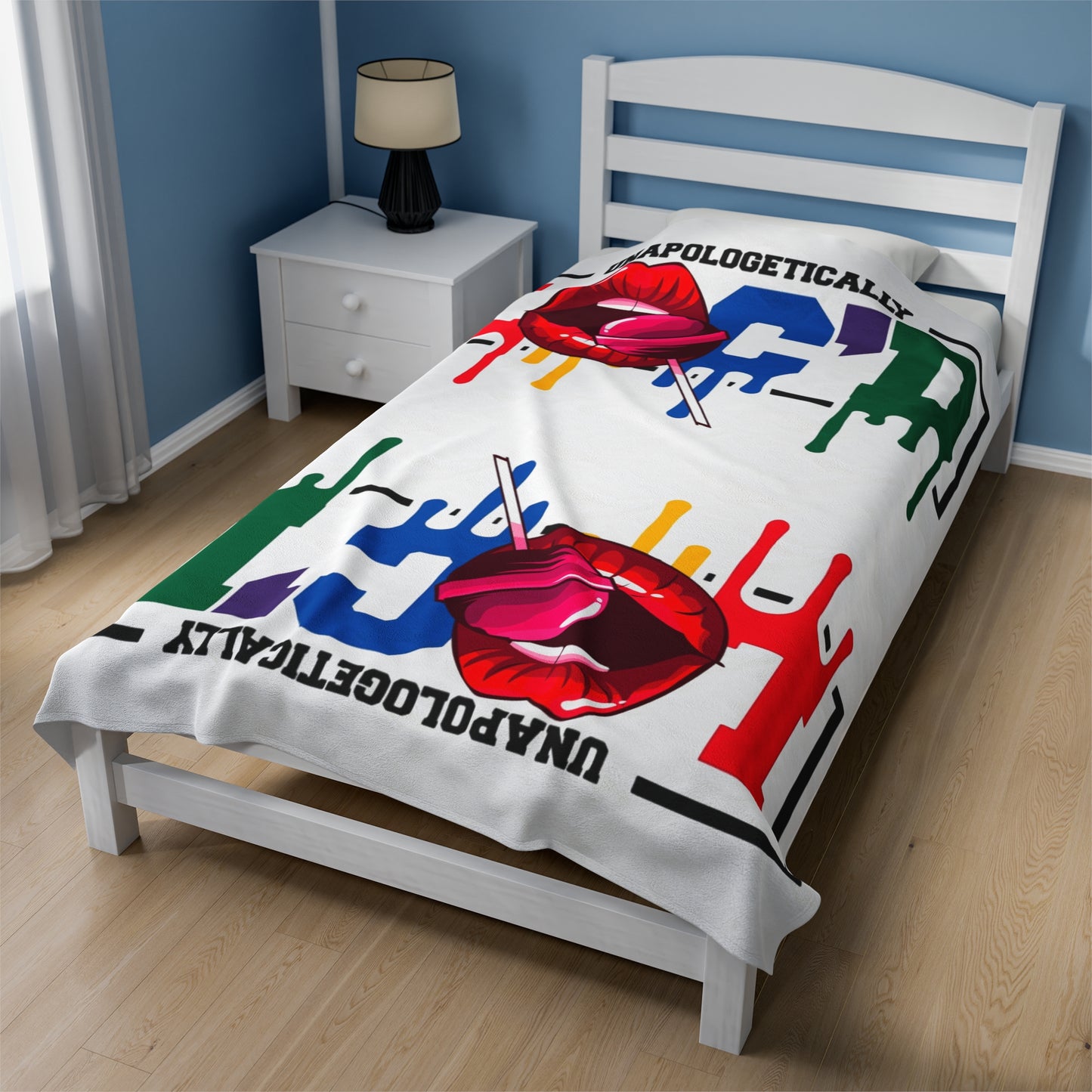 Loc'd Velveteen Plush Blanket
