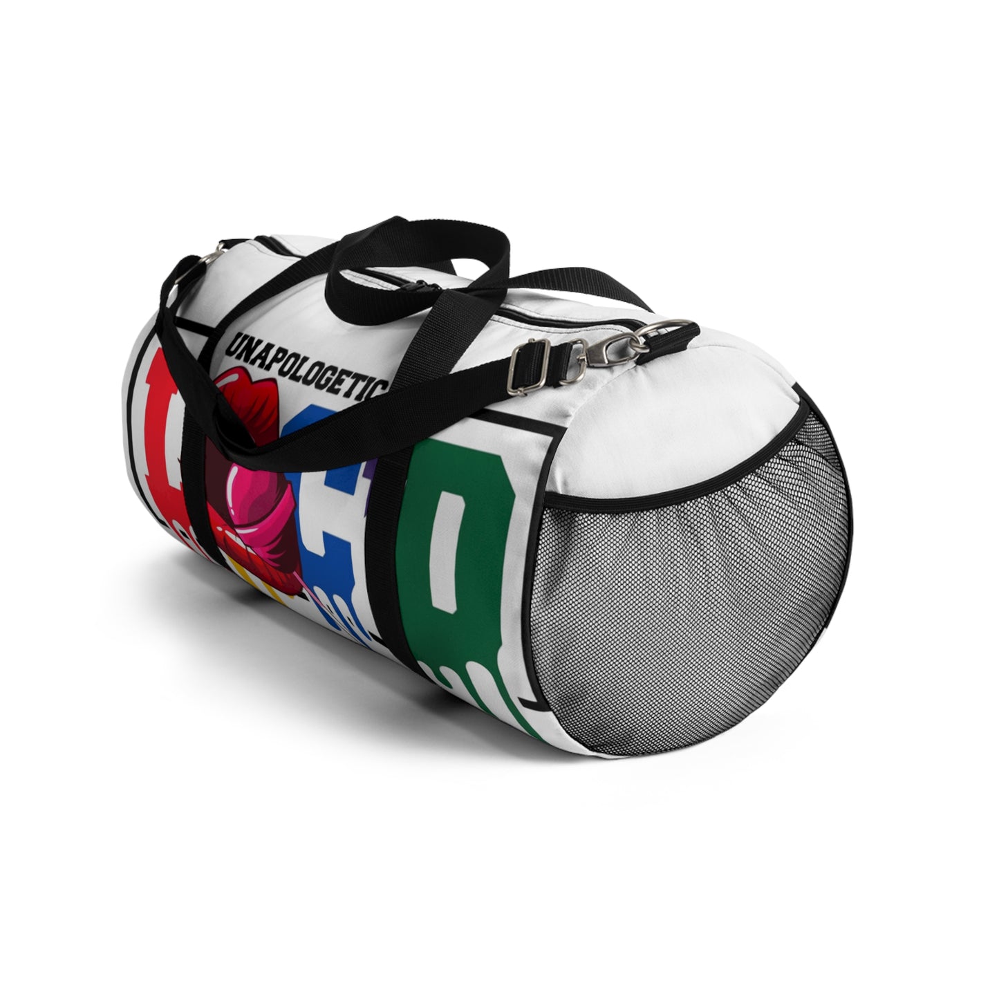 Loc'd White Duffel Bag
