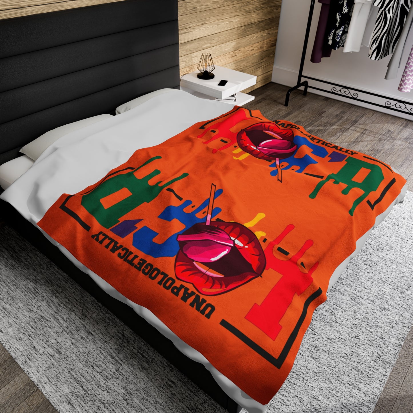 Loc'd Velveteen Plush Blanket
