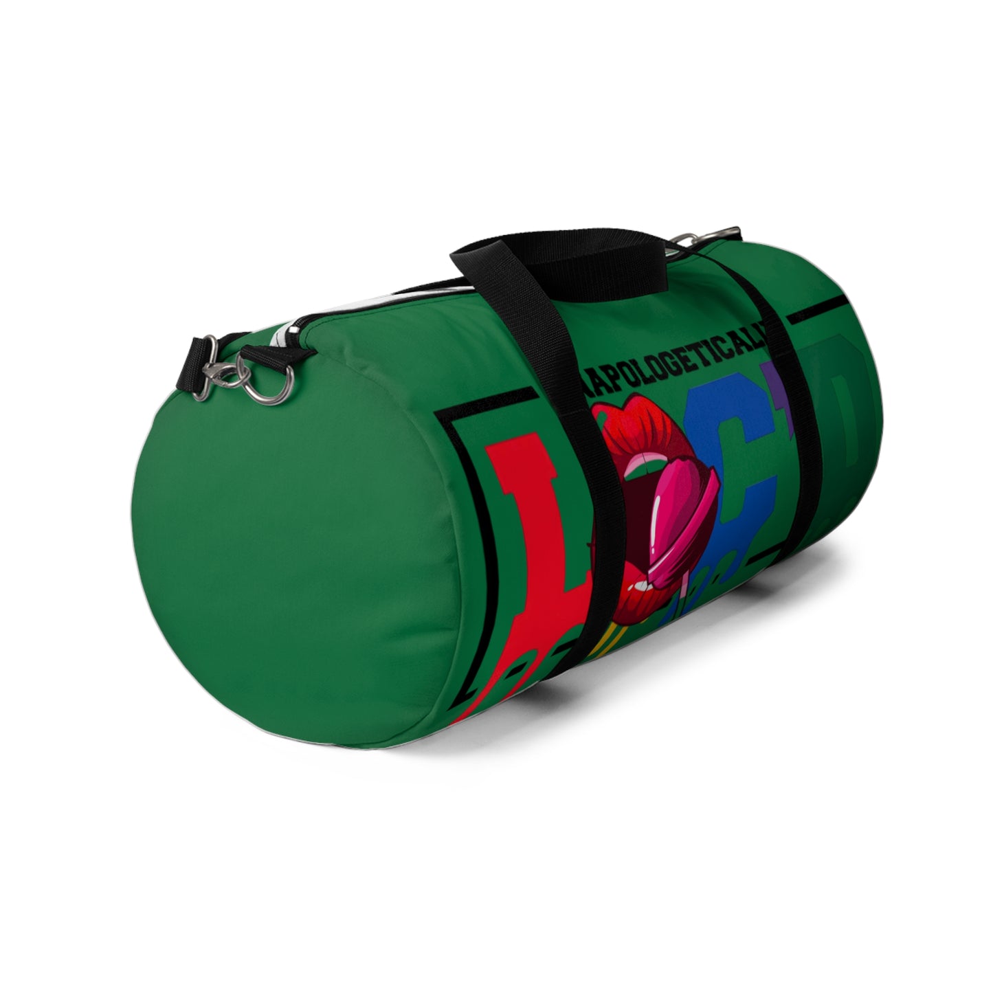 Loc'd Green Duffel Bag