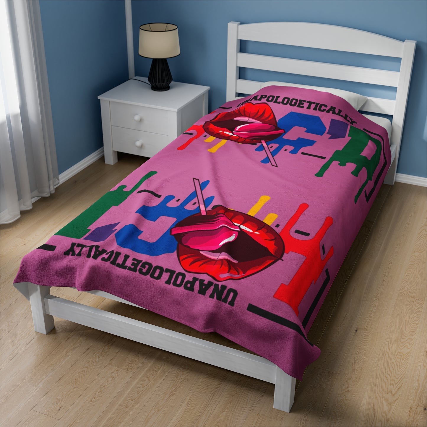 Loc'd Velveteen Plush Blanket