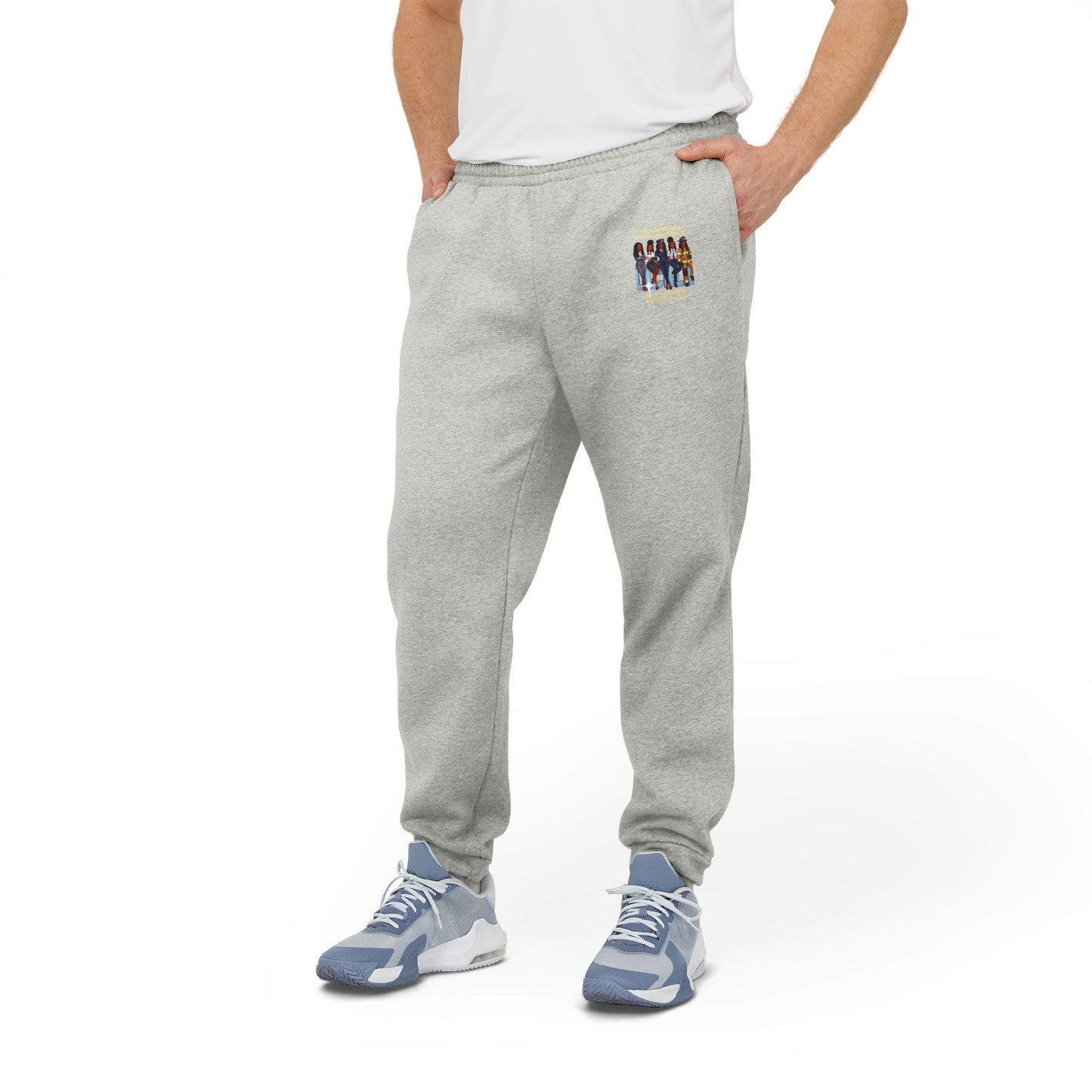 Loc'd Unapologetically adidas Unisex Fleece Joggers
