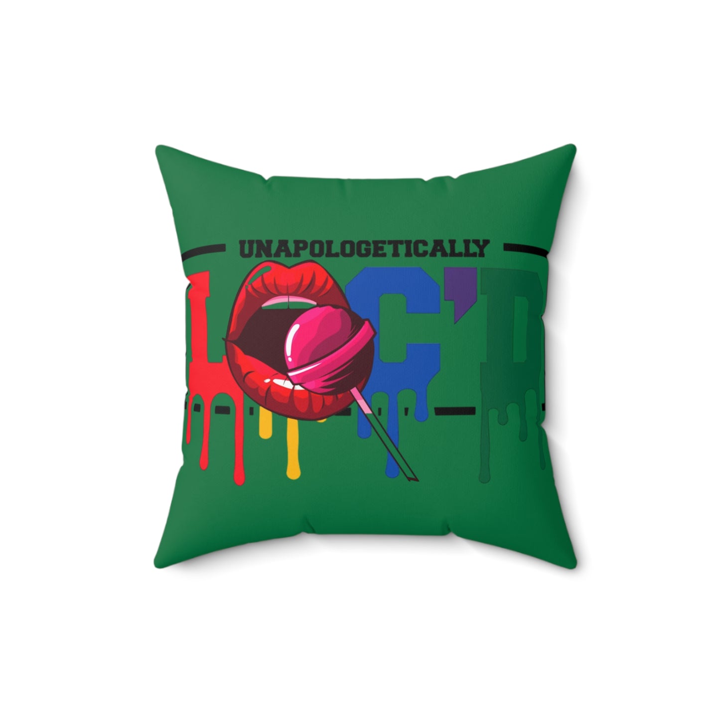 Loc'd Polyester Square Pillow