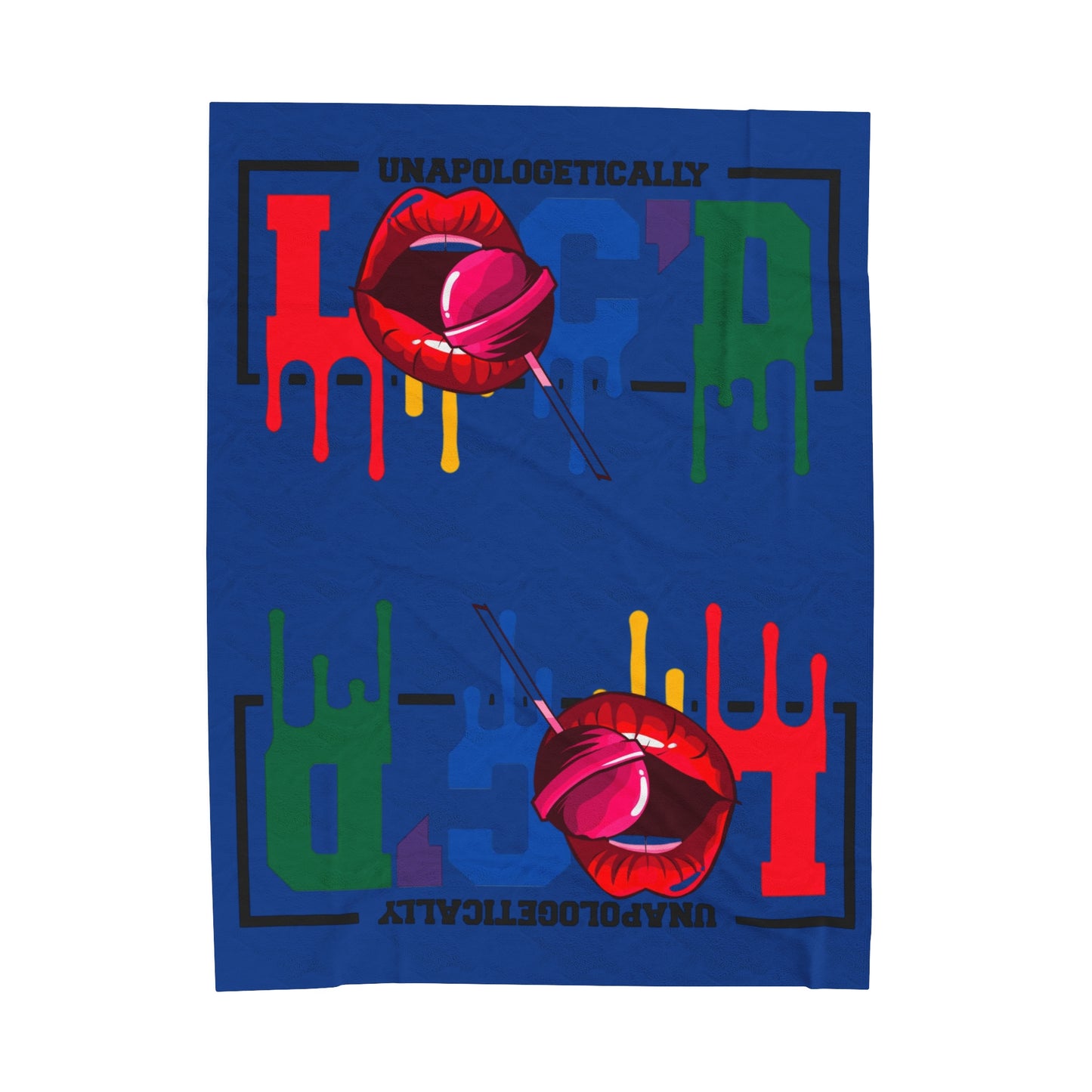 Loc'd Velveteen Plush Blanket