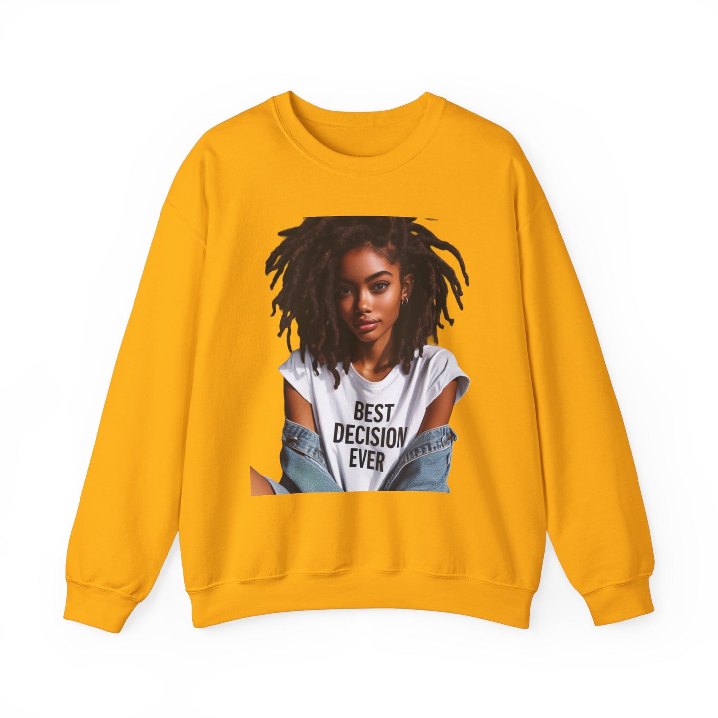 Loc Best Decision Ever Unisex Heavy Blend™ Crewneck Sweatshirt